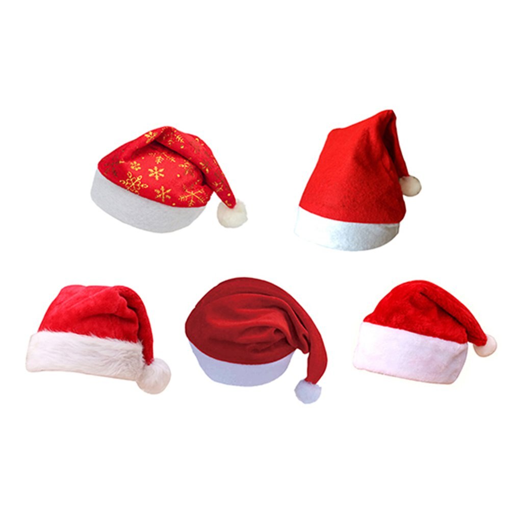 Christmas Hats Festival Decoration Hats Christmas Tree Decoration DIY Caps Indoor Decorations