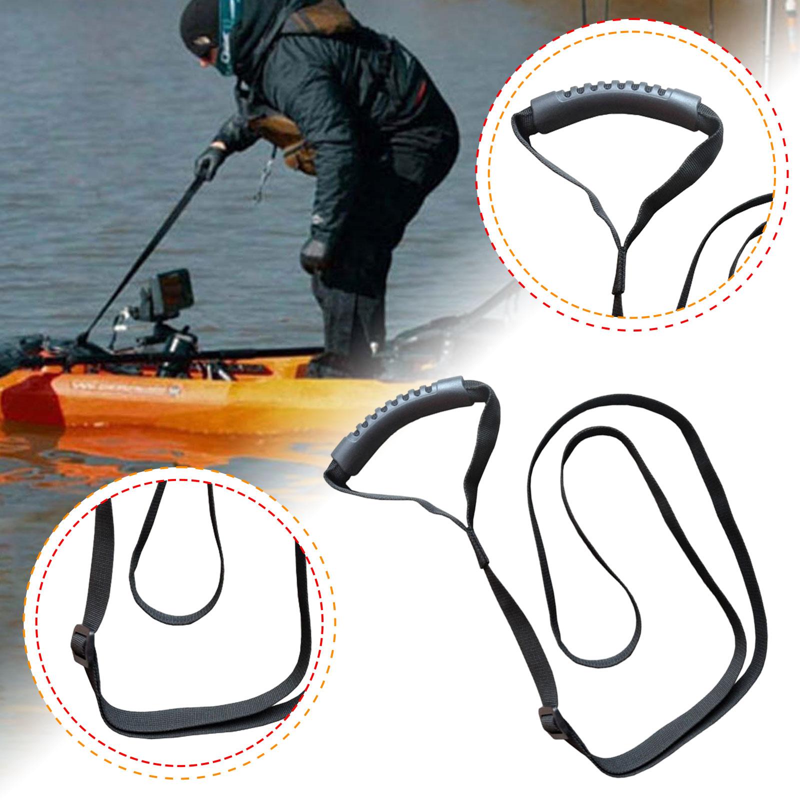 Kajak Stand-up Assist Strap Verstelbaar 35-59 inch Comfortabel Draagbaar voor Kajak, Kajak Slepen Koord, Kajak Kano Slepen Band