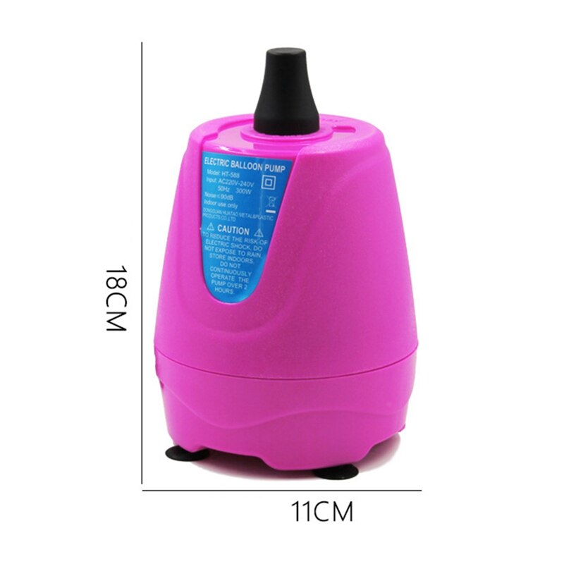 Portable Electric Balloon Inflator Pump Air Compressor Inflatable Machine Electric Balloon Air Blower--EU Plug