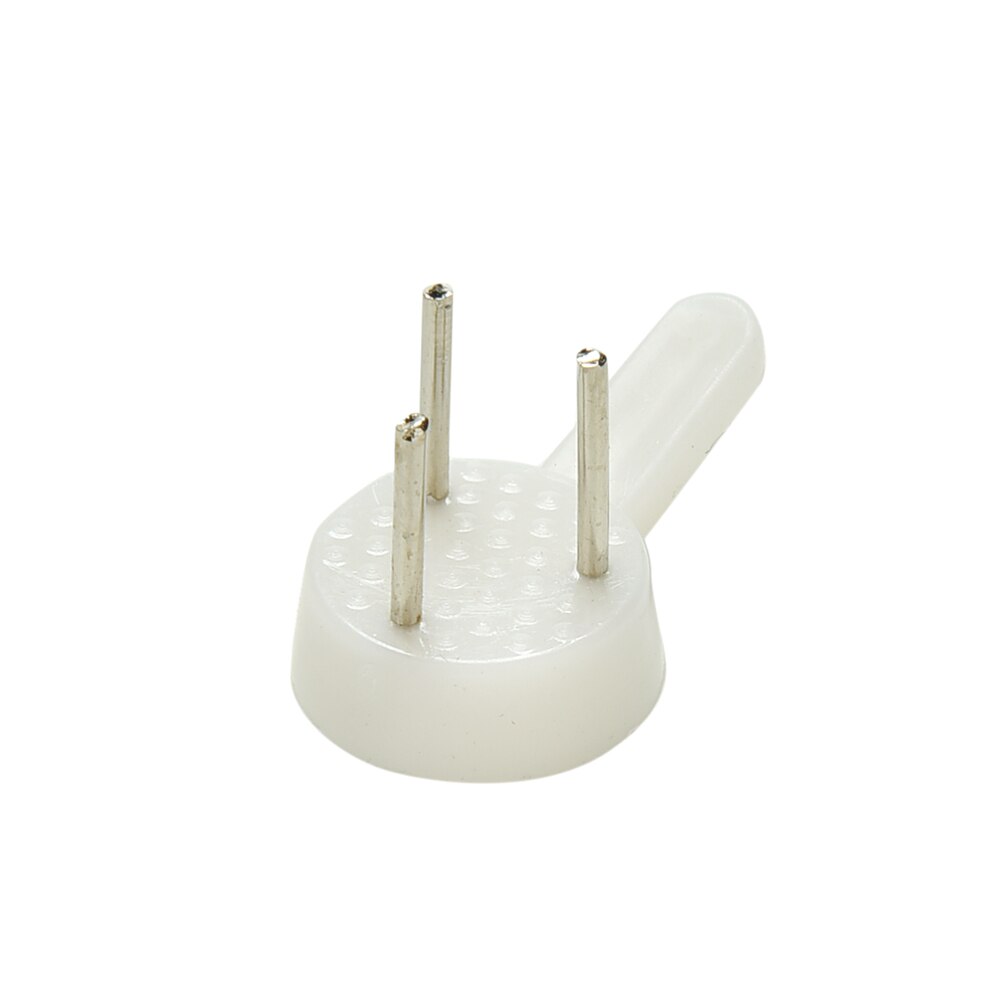 20 stk hvit plast liten størrelse hard bilderamme veggkroker speil gadgets hengende kleshengere for bad salong vegg: Default Title