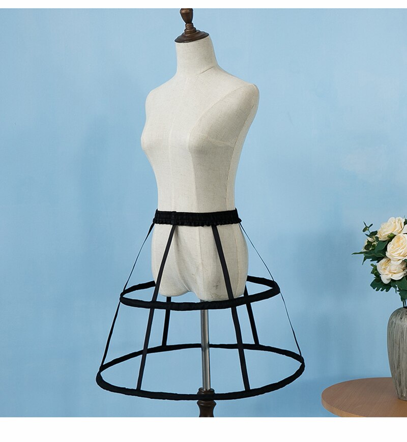 Zwei Reifen Frauen Unterröcke Unterhose Unterrock Weiß Schwarz Krinolinen Für Kurz EINE Linie Kleid Cocktail Kleider Felsen Unterhose
