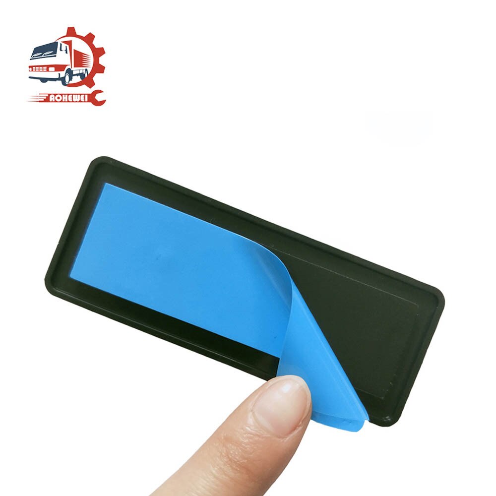 AOHEWEI 3 pcs Self Adhesive Rectangular Reflector Strips for Trailer Carvan Lorry Truck Gate Posts Fence Safety Rear Reflective