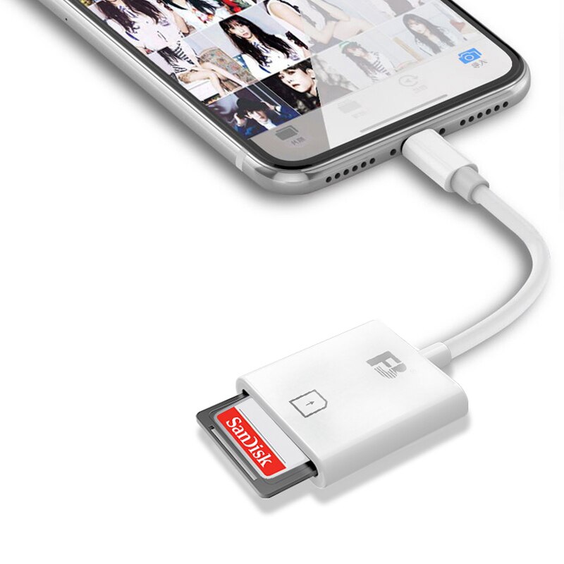 FB OTG11s czytnik kart SD interfejs błyskawicy bez aplikacji wysoka prędkość dla urządzeń iOS iphone ipad