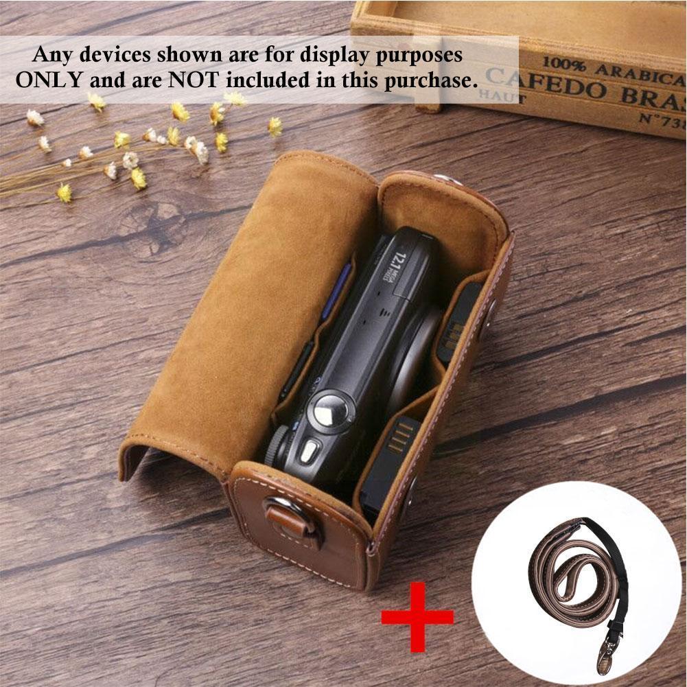 Retro Camera Leather Case Bag For Micro single SONY IV V VII VI HX30 HX80 HX60V HX50 RX100 HX20 VA HX90 HX90V HX99 III HX95 A9J6