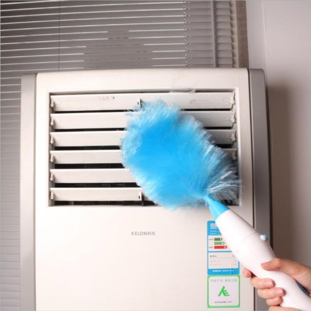 Multifunction Rotary Duster Cleaner Electric Feather Duster 180 degree Bending 360 Degree Rotation Cleaning Brush Dust Collector