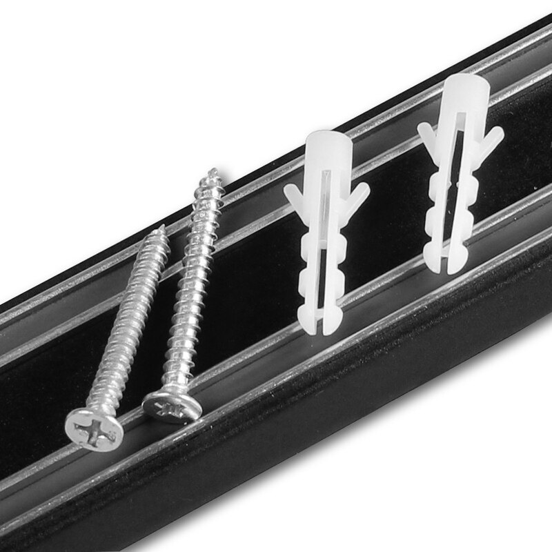 Vægmonteret køkken magnetisk knivholder hvile vægmontering plast magnetisk magnet knivholder stativer stribeholder