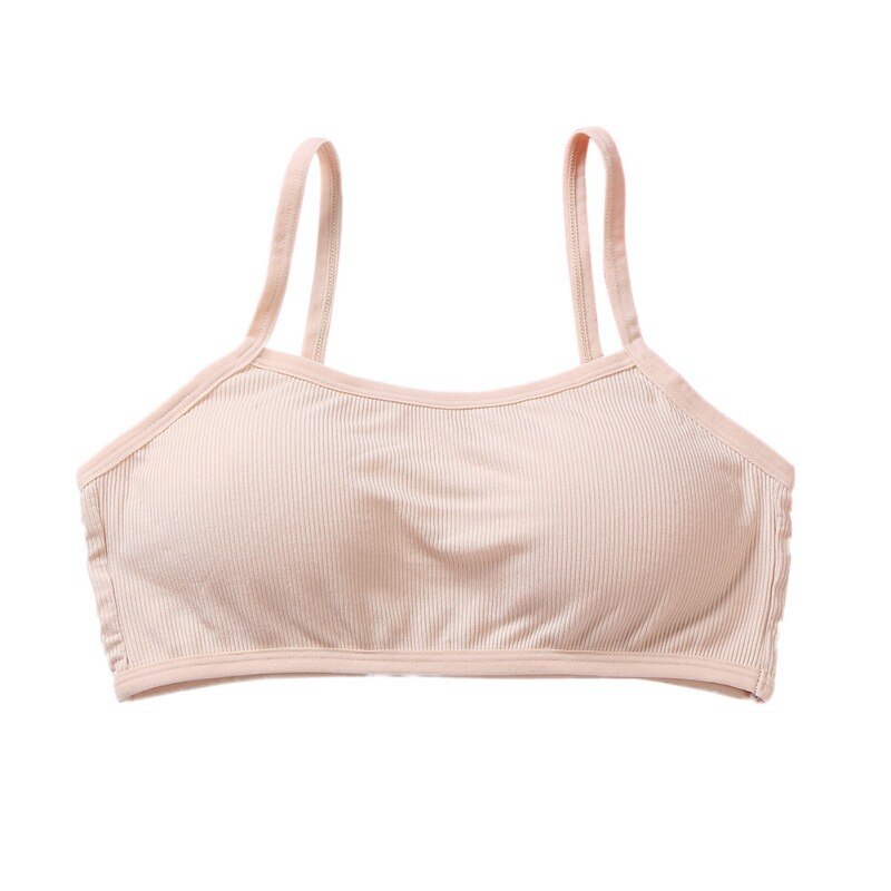Girls Training Bra Wireless Thin Cup Bra Comfortable Teenage Underwear