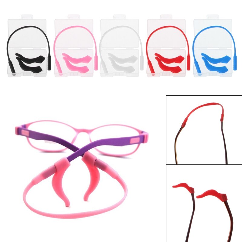 Kid Eyewear Glasses Neck Retainers Spectacle Head Sport Safety Strap Cord Holder