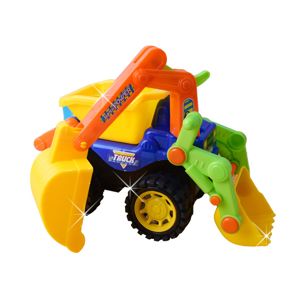 Vehículos coche de playa de arena de ingeniería camión excavadora rastreador juguetes inertia simulación excavadora jugar vertedero para niños gran