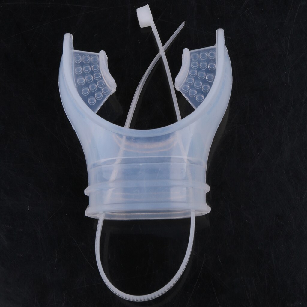 MagiDeal 2019 Silicone atossico di alta qualità Scuba Dive Tube Snorkel Bite bocchino regolatore di immersione regolatore di immersione: Transparent