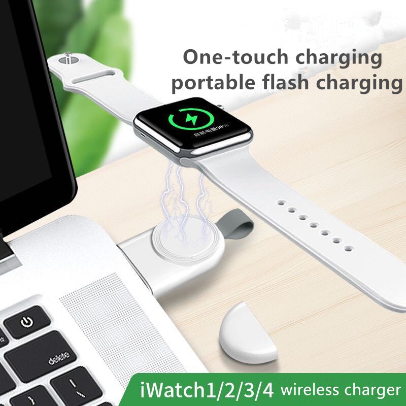 Trådlös laddare för apple watch 6 5 4 3 se -serien iwatch tillbehör bärbar usb-laddningsdockningsstation apple watch laddare