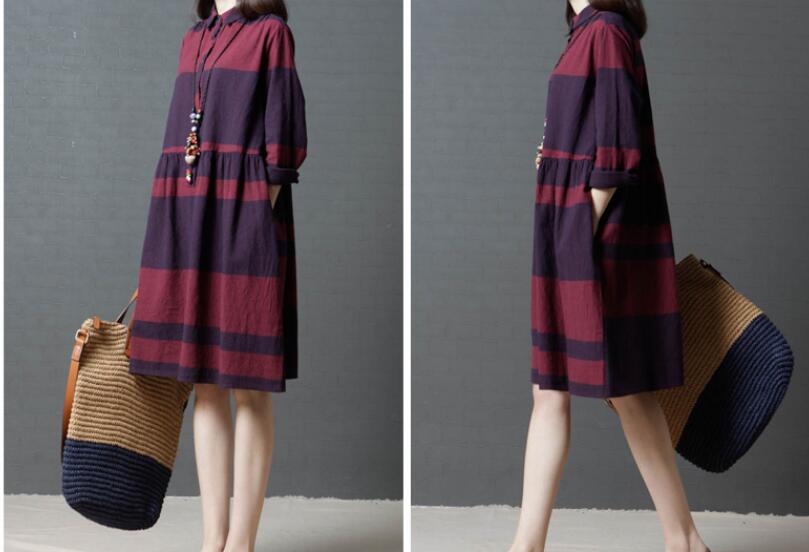Maternity coat Pregnant Dress lattice Dress Long S... – Grandado