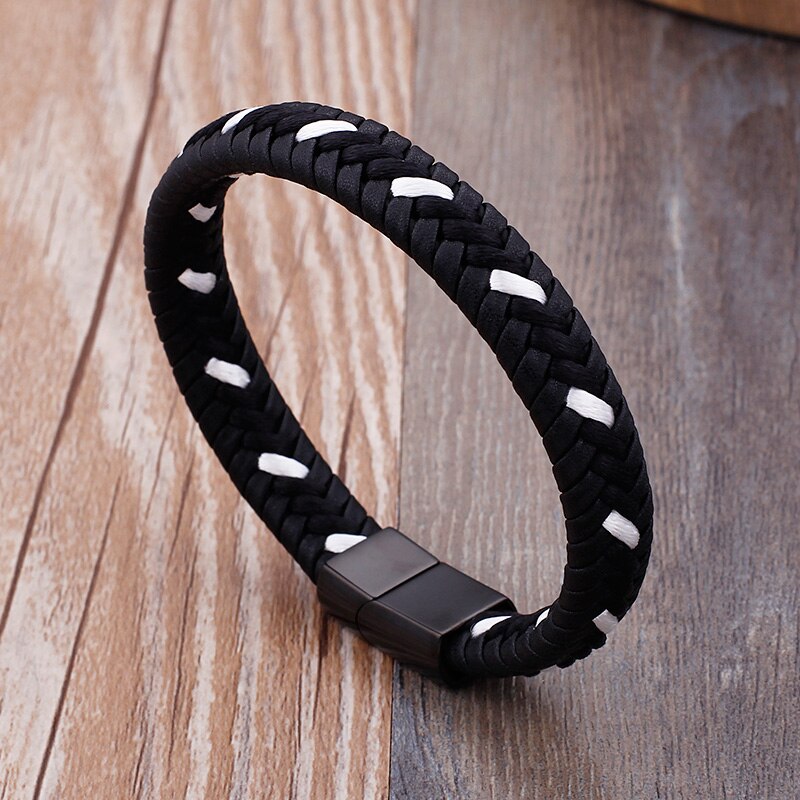 3 verschiedene modelle , 220mm farbenfrohe armbänder aus hochwertigem leder für damen und herren – schmuck für sportbegeisterte und Fans