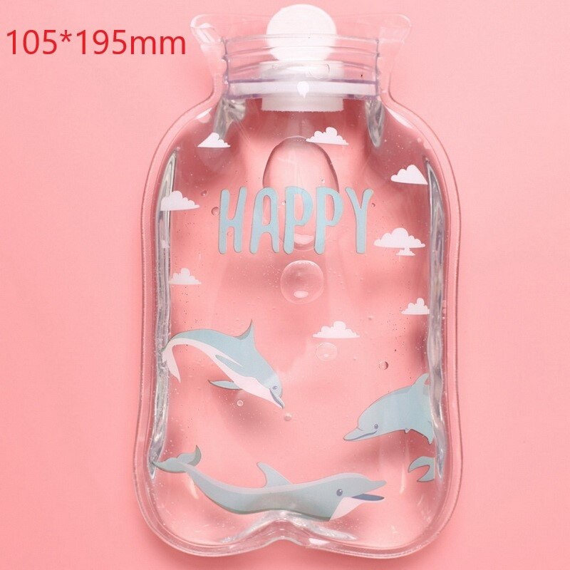 1000ml U-Shaped Rubber Water Bottle Bag Keep Hand Belly Warm Warmer Water Injection Warm Water Bag^^: 6