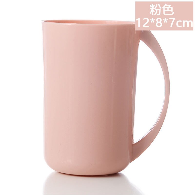 Cute Japanese Mouthwash Bathroom Tumblers With Toothbrush Holder Bathroom Products: Pink