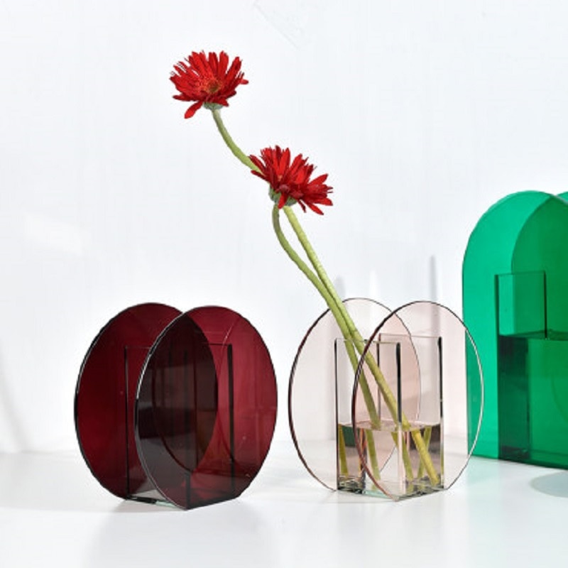 O. Roselif Nordic Vaas Decoratie Thuis Bloem Vazen Woonkamer Desktop Woondecoratie Accessoires Moderne Vazen Voor Bloemen