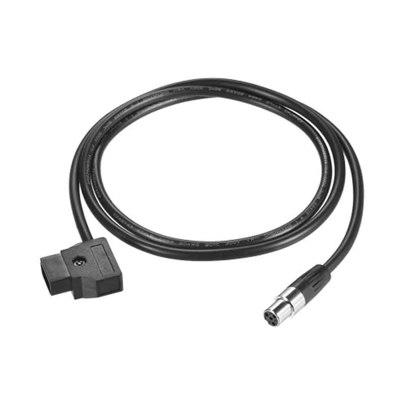 D-Tap Male Naar (Tinny) mini Xlr 4 Pin Cable Straight Cord 100Cm Lengte Kabel Voor Vfm 5.6Inch Monitor