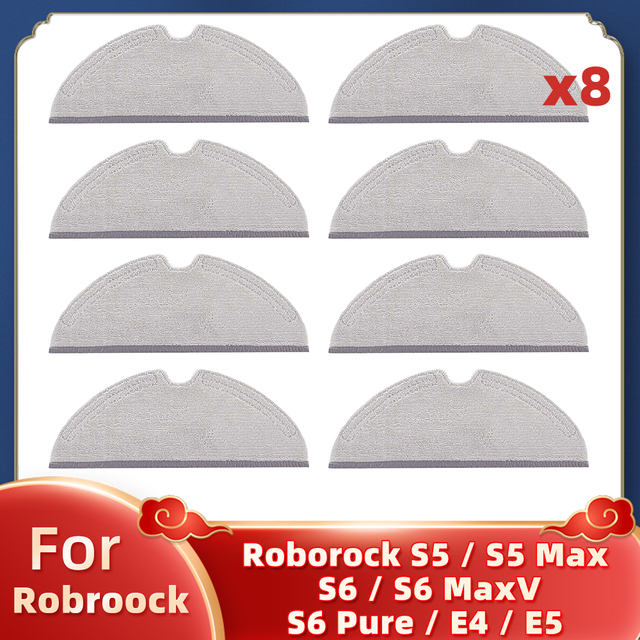 Para Xiaomi Mi Robot aspirador 1a generación/2/1S, SDJQR01RR SDJQR02RR SDJQR03RR Roborock E4 E5 S4 Max filtro de Cepillo Lateral principal: Castaño