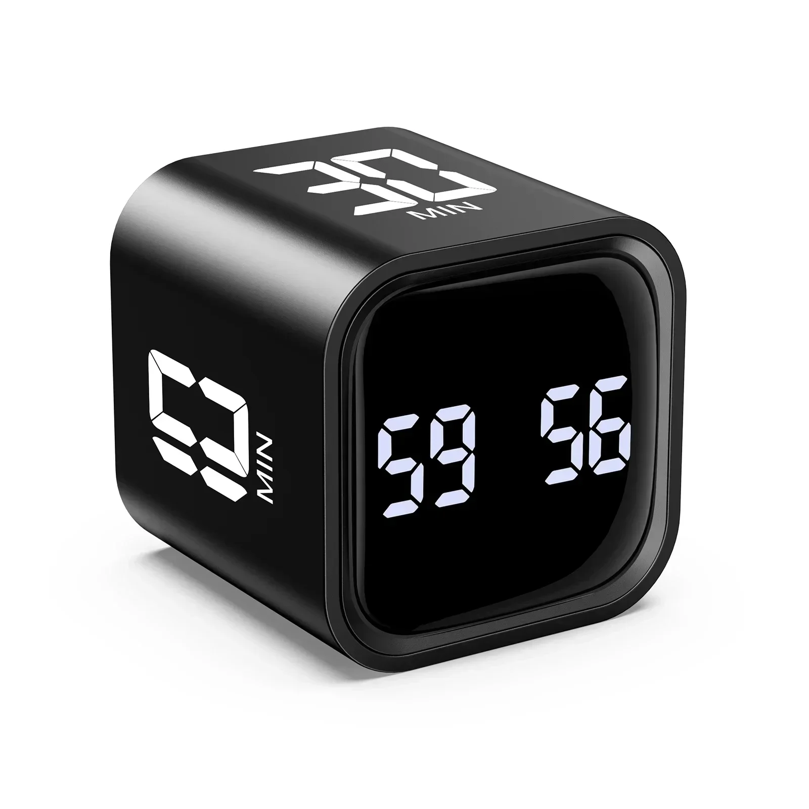 LED-Anzeige, Produktivität, Würfel-Timer, Schwerkraftsensor, Umdrehen, voreingestellte Zeit, Dual-Modi, Countdown, Kochen, digitaler Timer-Ofen
