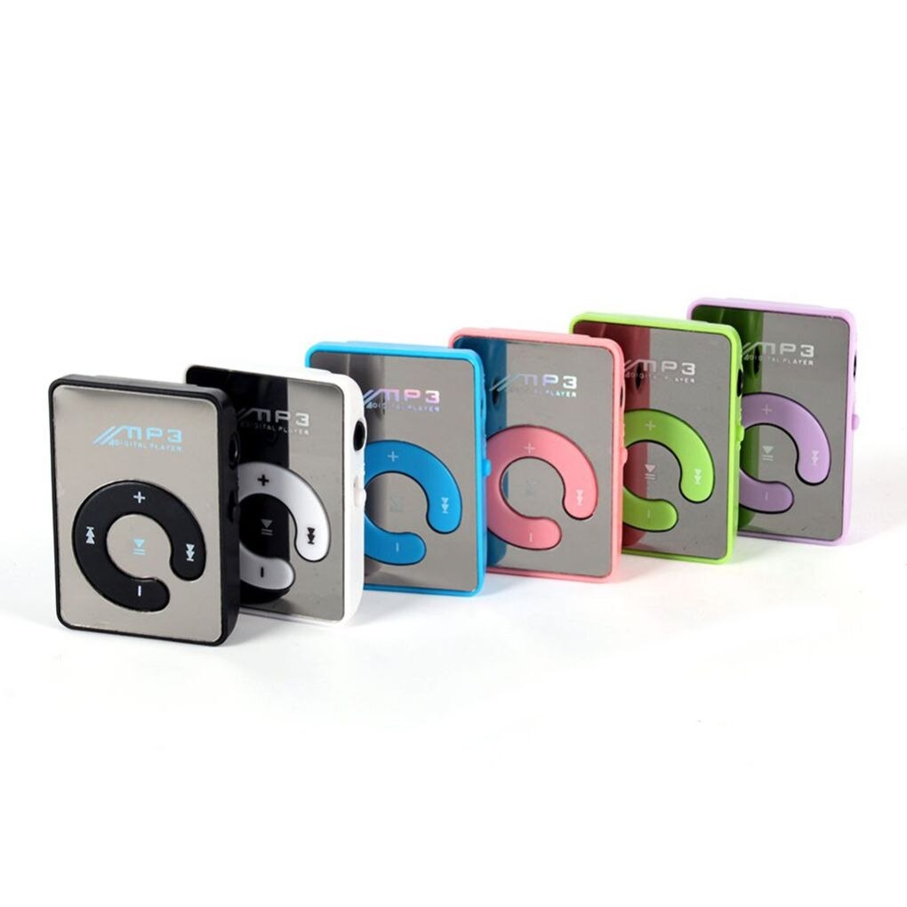 Spiegel Clip Usb MP3 Speler Sport Ondersteuning 8 Gb Tf Card Portable Mini Music Media Player
