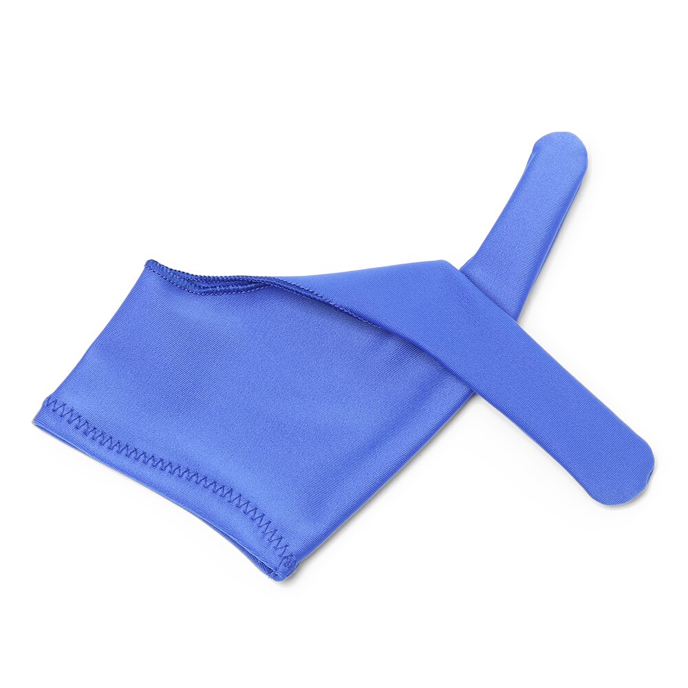 Guante suave de 2 dedos antisuciedad para mano derecha e izquierda, resistente al sudor, para dibujo artístico, para cualquier tableta de dibujo gráfico