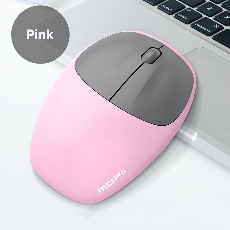 Mofii 2.4G Wireless Mouse Pink Mouse with USB Receiver Portable Mobile Slim Computer gaming Mouse for MacBook PC Notebook Laptop: Pink