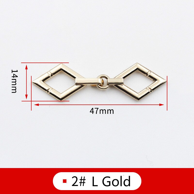 5 Pcs Metal Gecombineerd Gecombineerd Gesp Voor Bontjas Windjack Clip Sluiting Gespen Voor Handtas Vest Clip Gesp Voor Naaien: 2L