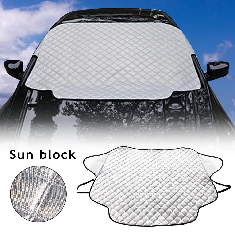 Auto Zonnescherm Vier Seizoenen Universele Zonnescherm Sneeuw Draagbare Vouwen Voorruit Voor Auto Zon Blok Glas Zonnescherm Auto Zon