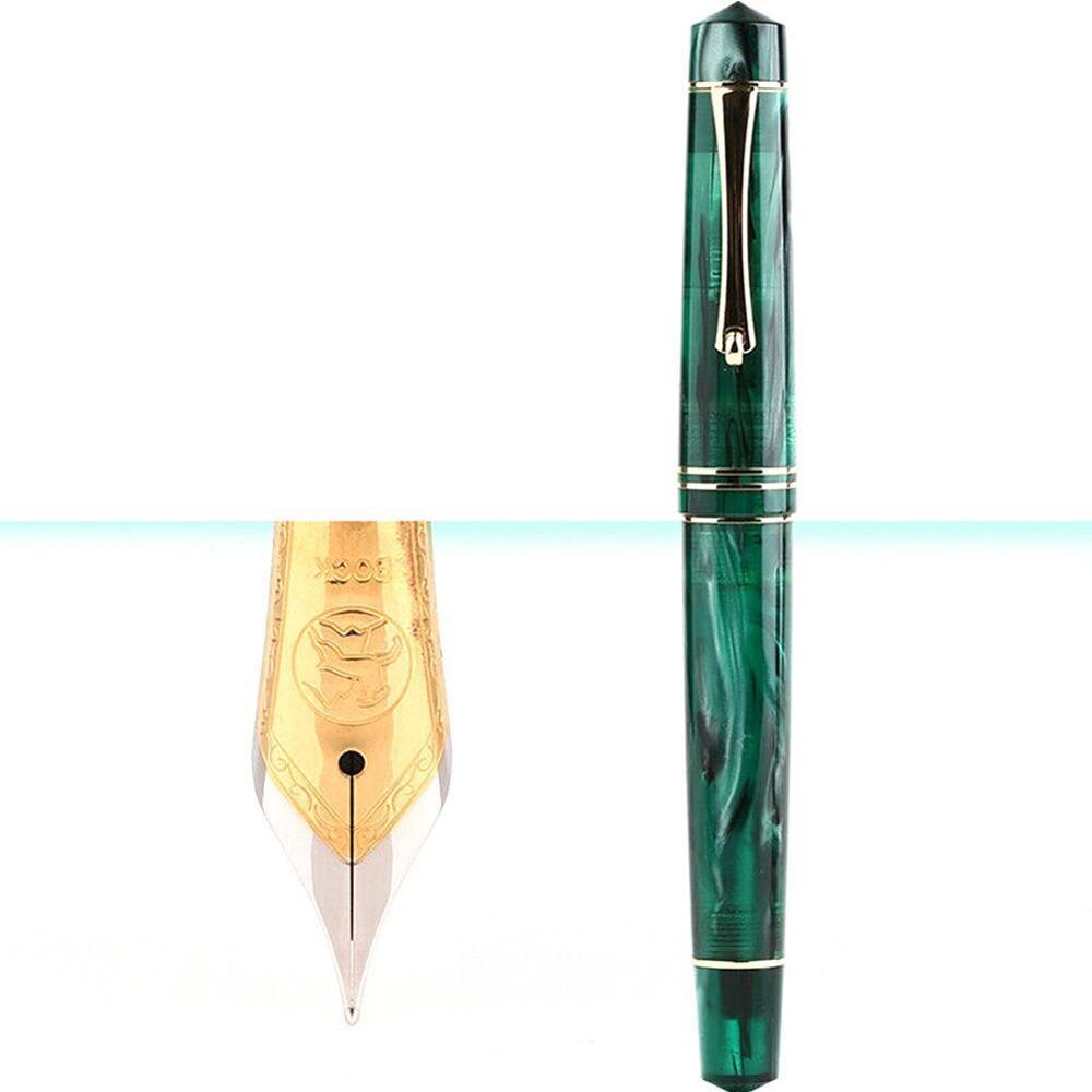 1Pc Hars Vulpen Bock Final Tip Penpunt Met Converter Gouden Clip Mooie Schrijven Pen Kantoor School Briefpapier