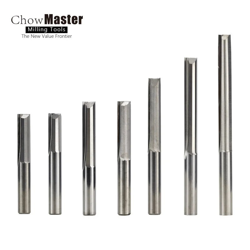 Hout Frees 1 st 3.175/4/6/8mm Schacht 2 Fluit Rechte Frees Carbide CNC Router Bit CNC Machine Router Bit Frees