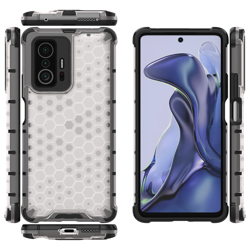 Wstrząsoodporne przezroczyste etui robić Xiaomi 11T plaster miodu Armor Obudowa robić Xiaomi 11T Obudowa robić Xiaomi 11T 12X 12 11 Lite 5G ne 10T zawodowiec