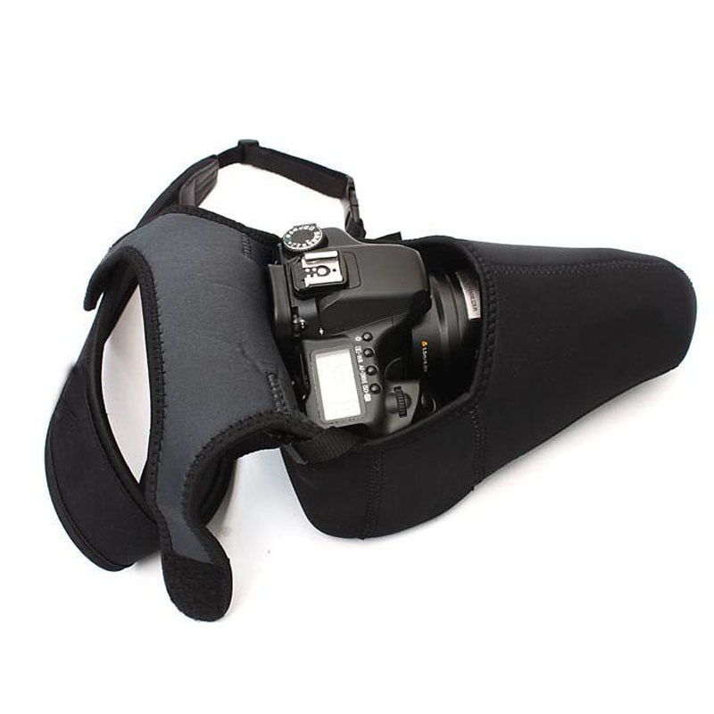 Bolsa impermeable de neopreno para cámara, funda protectora para Nikon D3300, D3200, D3100, D5300, D5200, D5000, Canon