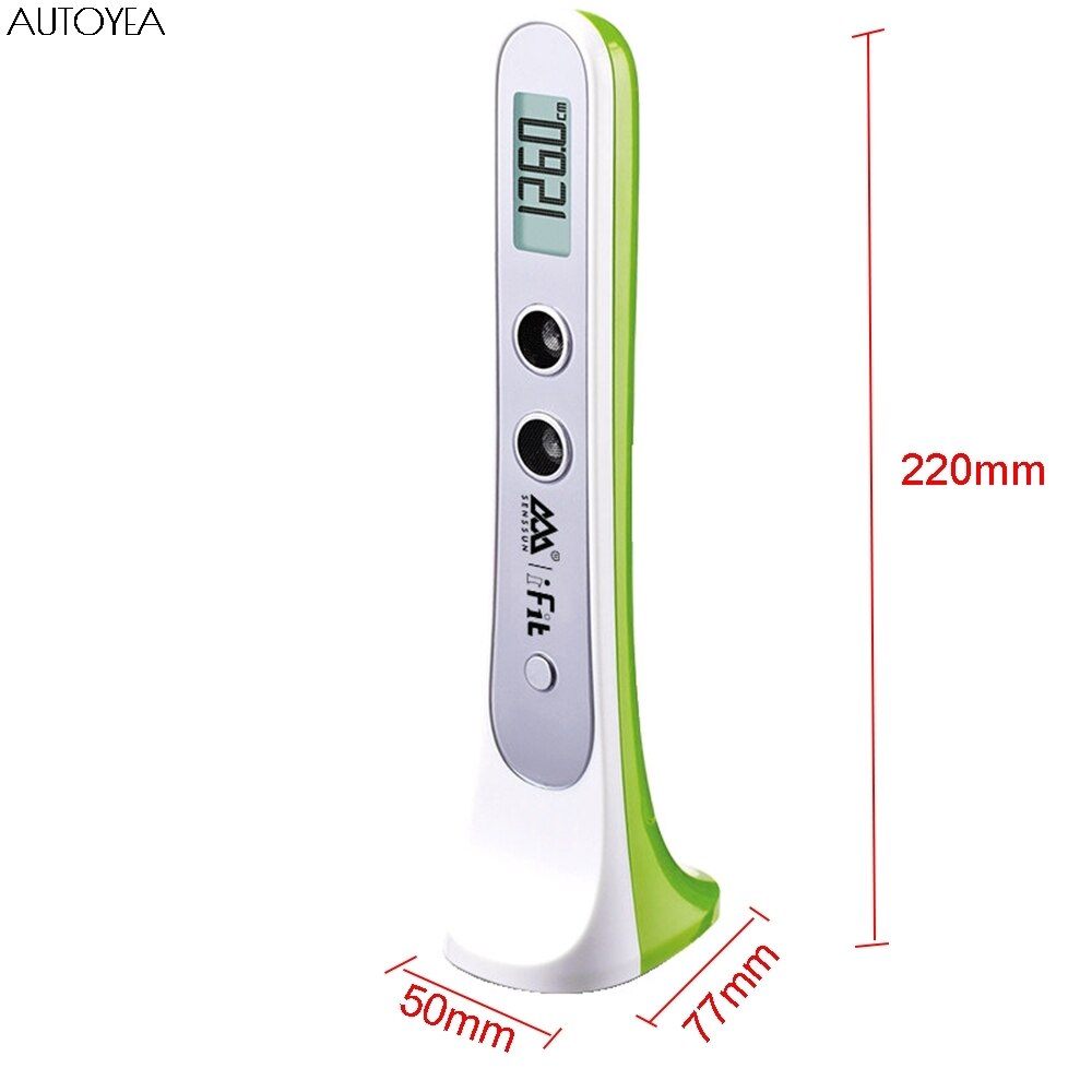 Height Measuring Instrument Handheld Ultrasonic Stadiometer Height Measuring Device Rule Sensor Monitor For Kids And Adults