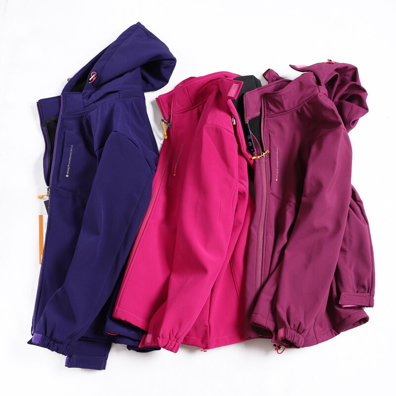 SCRIOSADH – veste de sport en polaire pour femme, manteau , imperméable, coupe-vent, pour extérieur, randonnée, skateboard