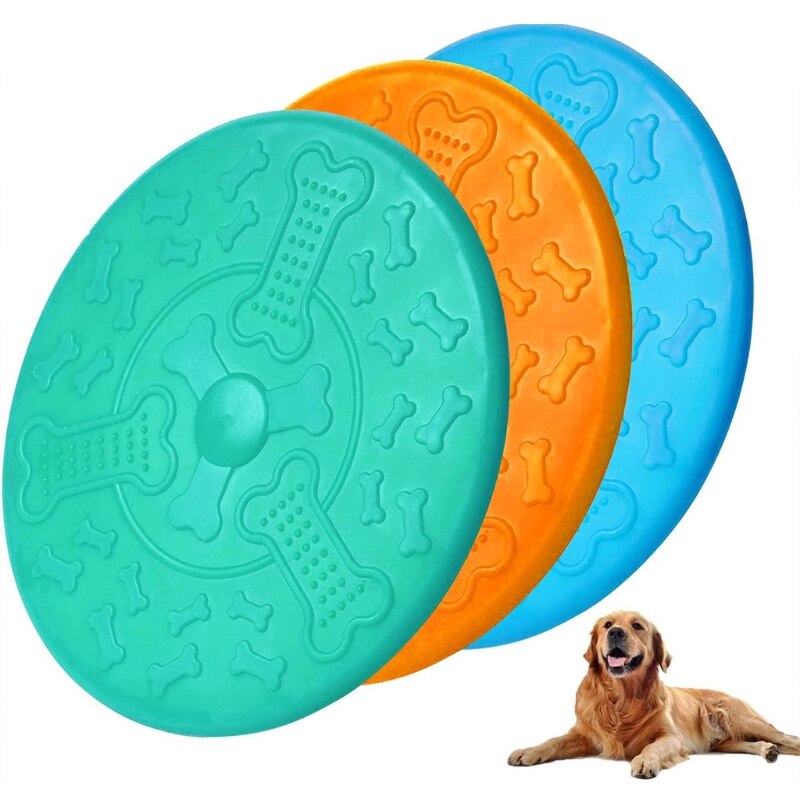 18 Cm Fun Toy Flying Disc Perfect Disc Toy Dog Training Throwing Catch Playing 23GA