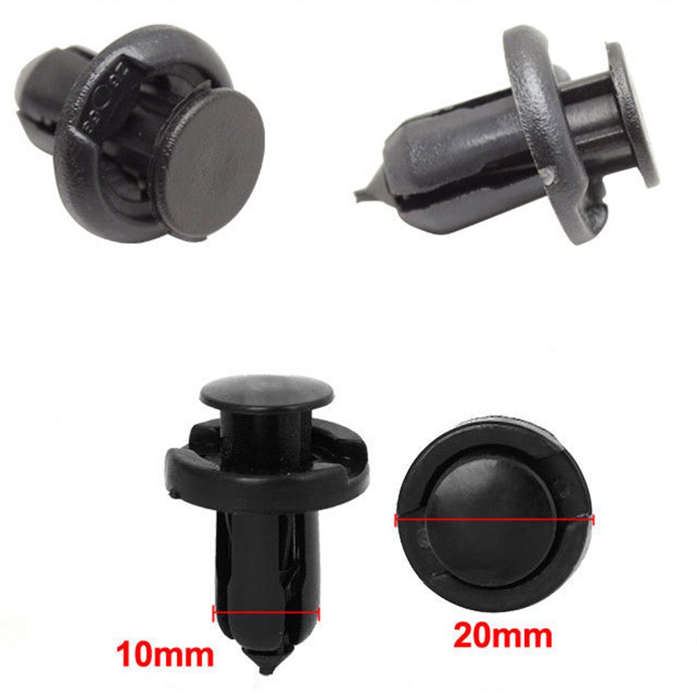 10Pcs/lot Auto Fastener fit 10mm Hole Plastic Nylo... – Grandado