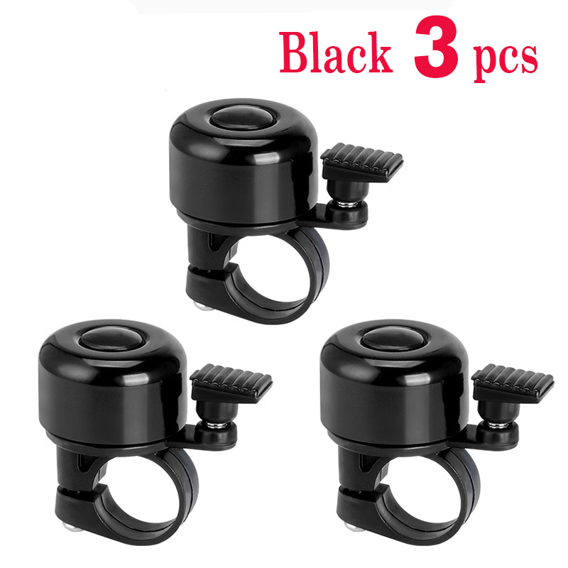 1~3 pezzi campanello per bicicletta in lega di alluminio MTB anello per clacson allarme sonoro di sicurezza manubrio allarme di avviso ciclismo accessori bici per bambini: Grigio chiaro