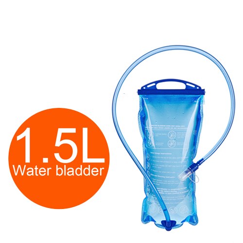 Water Bladder Bag Water Reservoir Hydration Pack 1.5L 2L 3L Leak-proof Water Storage Bag BPA Free Hydration Running Bladder: 1.5L A