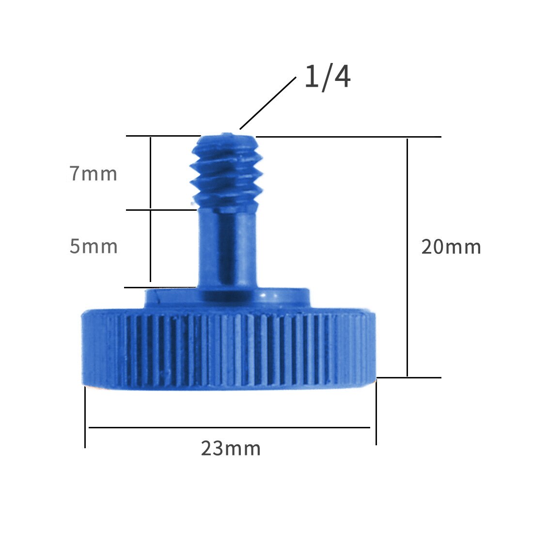 Bgning 10 Stuks 1/4 "Male Naar 1/4 Inch Vrouwelijke Schroef Adapter Statief Bracket Shoe Mount L Type Flash stand Voor Slr Camera 'S: 10pcs blue