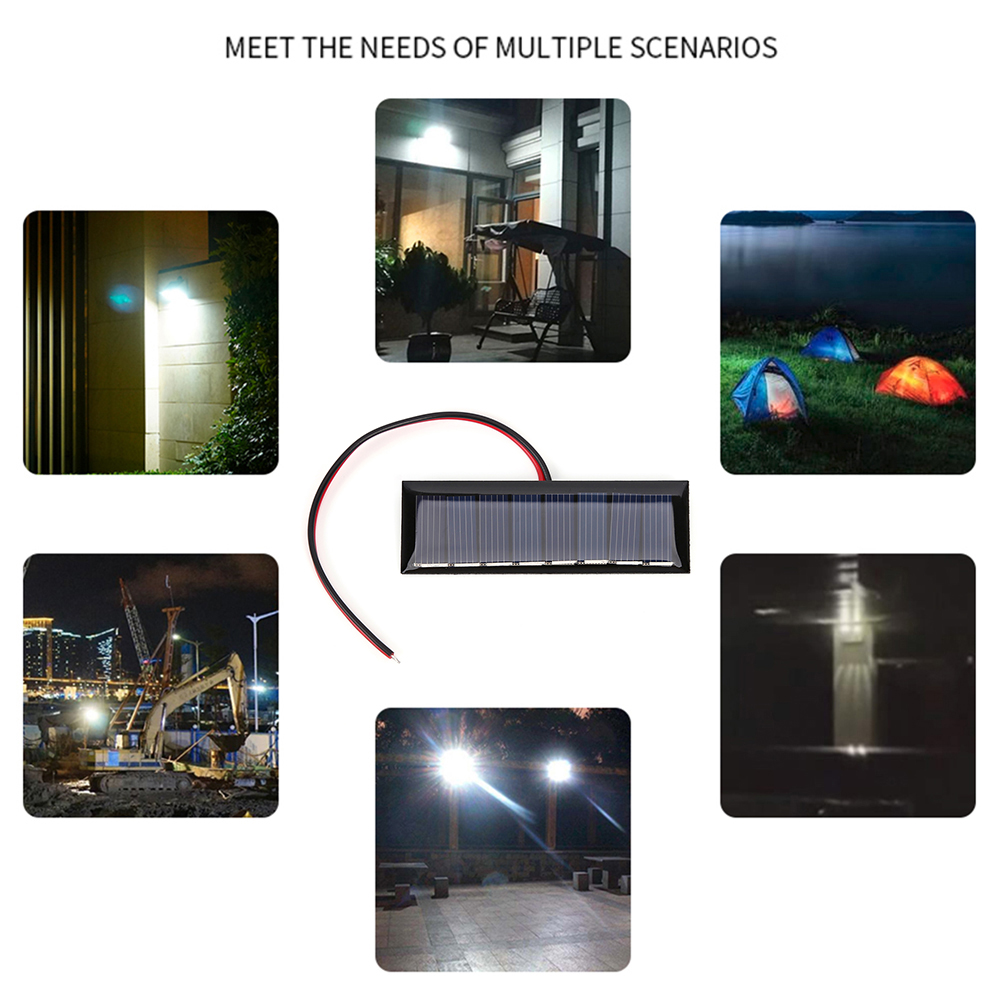 Mini Pet Zonnepaneel 5V 60mA Zon Mobiele 2 Stuks Polykristallijne Zonnecel Fotovoltaïsche Panel Voor 3.6V Batterij charger Diy Speelgoed Led