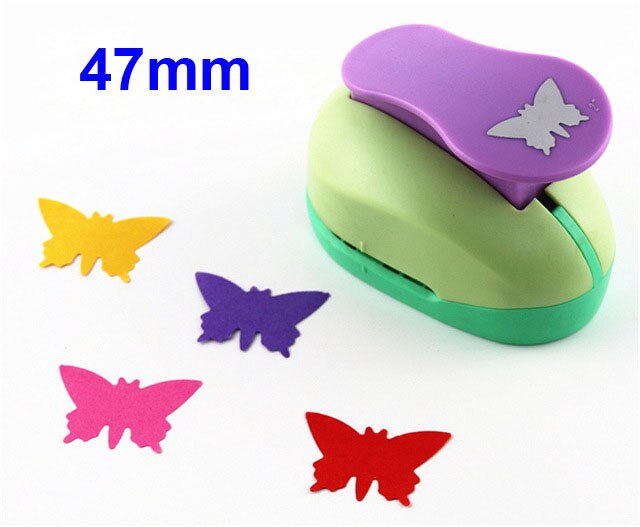 5cm pappersskärare дырокол hålstans cortador de papel cirkel hantverksstansare scrapbooking pappersstans furador perfurador flikstans: Fjäril