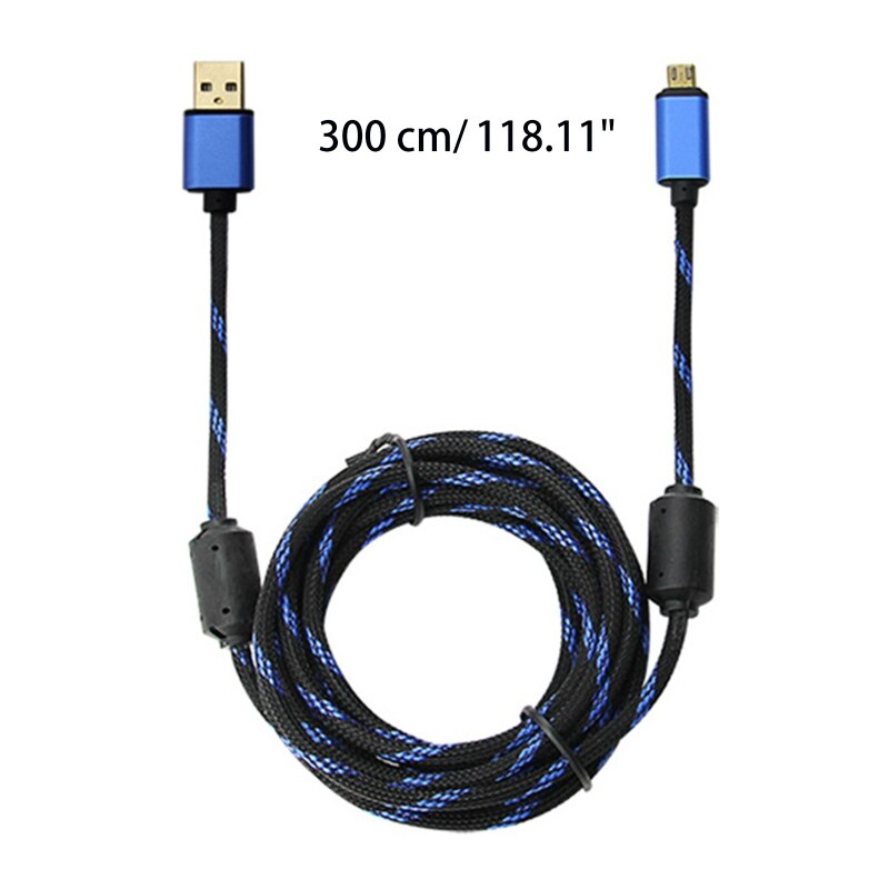 R91A Micro USB Charger Cable Extra Long Play Charging Cord Line for Sony PS4 Xbox One Controller Power Charge Cord Cable