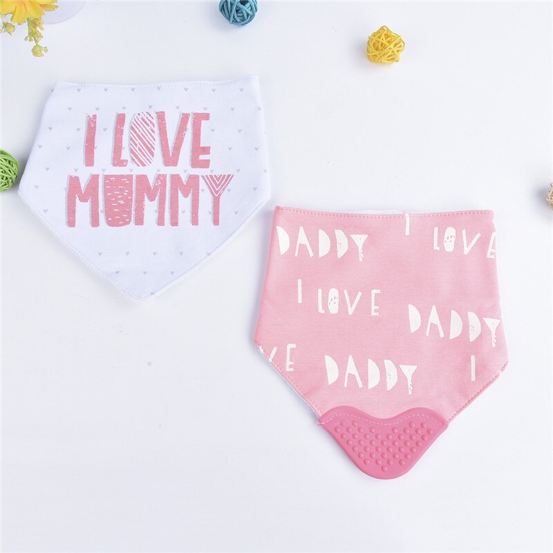 LionBear 2 teile/satz Cartoon Baumwolle Baby Lätzchen Mit Beißring Neugeborenen Kinder Junge Mädchen Bib Set Schal Fütterung Zubehör für babys: 36001