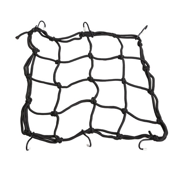 Biltilbehør motorcykel cykelhjelm holder 6 kroge hold nede 30 x 30cm mesh nettaske bagage last mesh net auto bil styling: Default Title
