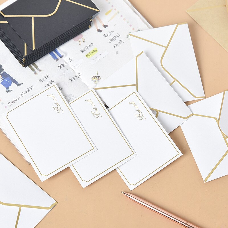 Mini-enveloppe 10x7.5cm, lot de 10 pièces, carte de membre, enveloppe de carte bancaire