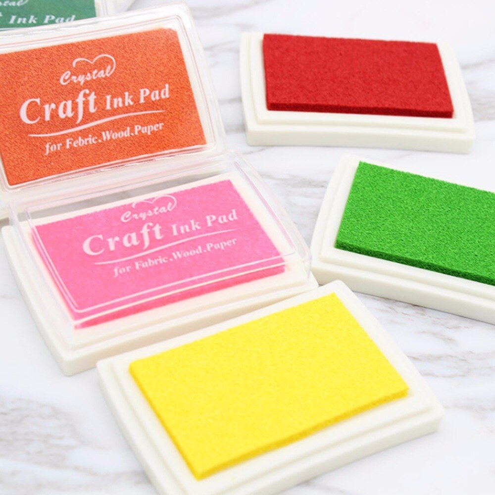 Tampon encreur en caoutchouc, 15 couleurs, tampon encreur spécial, pour bricolage