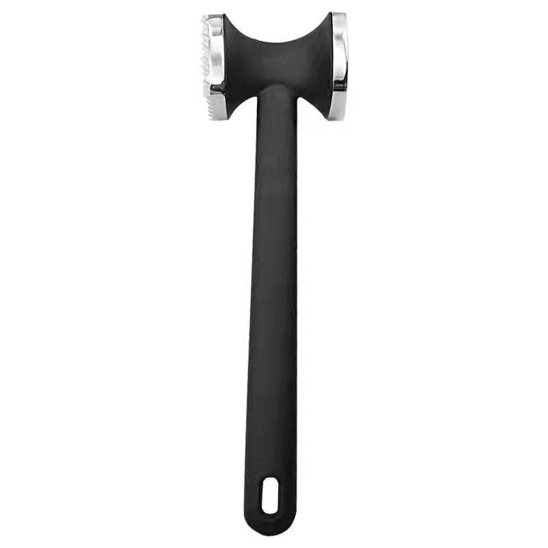 Heavy-duty Kitchen Meat Mallet With Rubber Handle And Alloy Hammer Head For Easy Pounding And Tenderizing Of Meat: green