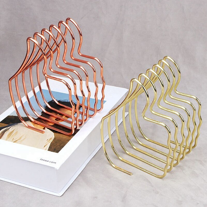 Smeedijzeren Elastische Duim Vorm Boek Stand Intrekbare Creatieve Boekenplank Desktop Student Boekensteun Boek Ondersteuning