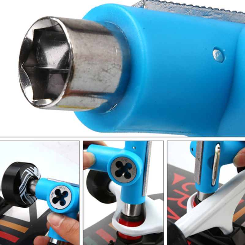 Skateboard Tool Roller Skate Scooter Adjusting T-Wrench Long board Fish Board Repair Tools L-type Head Spanner Screwdriver