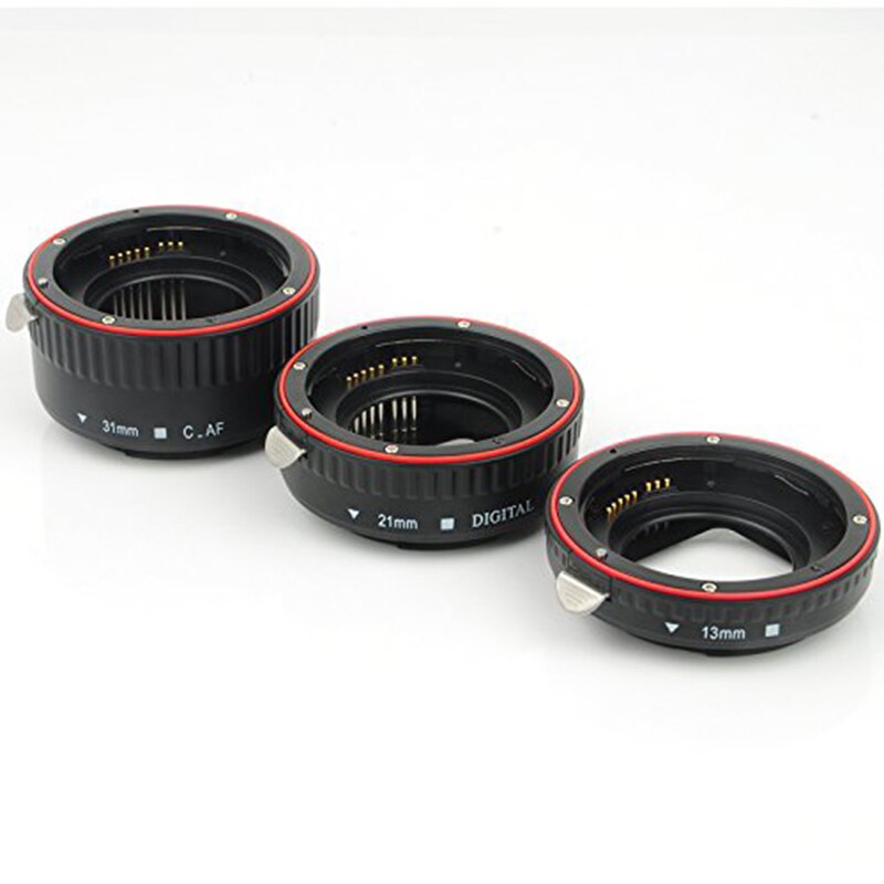 Pixel lens tube Auto Focus Macro Extension Tube Set for Canon SLR Cameras EF EF-S Lens Canon 700d t5i 7d 5d for Canon Accessory